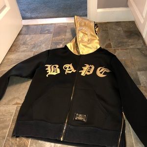 BATHING APE OFFICIAL JACKET (Gold and Black)
